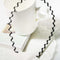 1 x Wavy Hair Head Hoop Band Black Mens Women Unisex Headband Hairbands~New I4E0