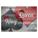 4 Pack King Queen DIY 5D Diamond Painting Kits Full Drill Cross Stitch Decor