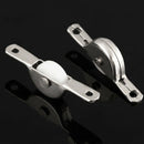 10pcs Door Window Cupboard Drawer Bin Single Nylon Sliding Roller Pulley Wh