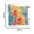 5D DIY Diamond Embroidery Beautiful Colored Dandelion Diamond Painting Cros
