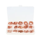 150 Pcs Copper Sealing Flat Washer Set Seal Kit Automotive Repairing
