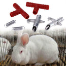 10 Sets Metal Automatic Nipple Animal Water Feeder For Rabbit Bunny Rodents