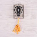 1pc portable fold compass mm inch travel baseplate ruler compass map LJ