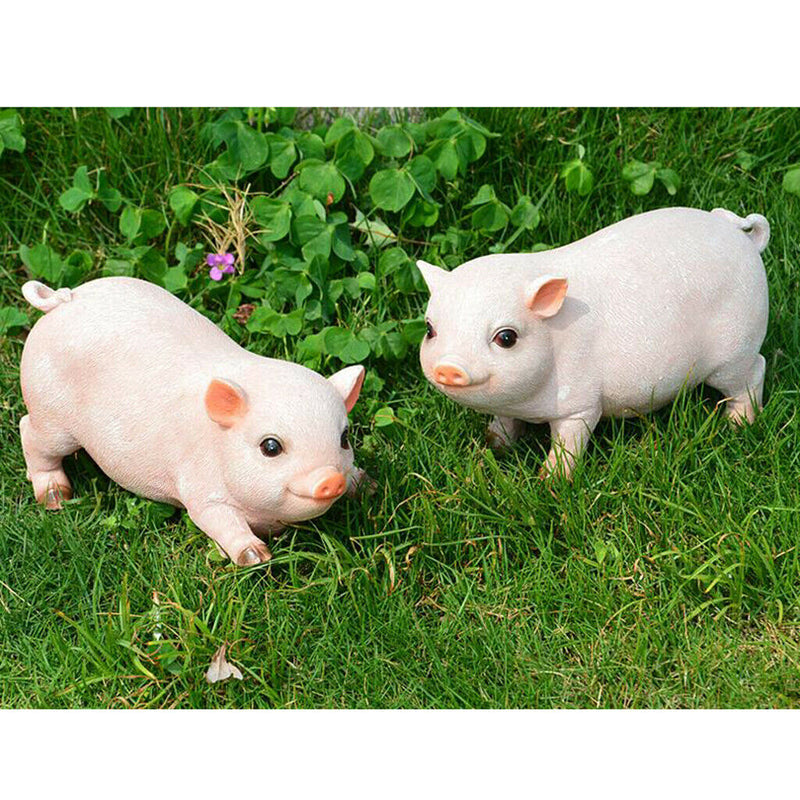 3Pcs Micro Pink Pig Gardening Potted Decor Accessories DIY