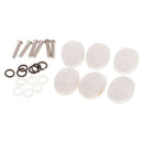6x Plastic Acoustic/Electric Guitar Tuning Peg Button Machine Head Cap