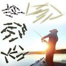 40X Carp Fishing End Tackle lead Clips swivels Anti Random Kit Sleeves S1D7 D2Q8