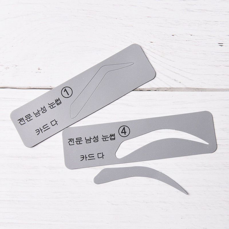 5x Eyebrow Shaping Stencils Grooming Makeup Shaper Template Drawing Template  Kw