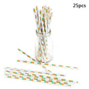 25pcs/lot Pineapple Drinking Paper Straws  Decoration Gift Party Event Supply OZ