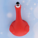 Cute Cartoon Animal Shape Toothbrush Holder Towel Rail Hooks Red Flamingo