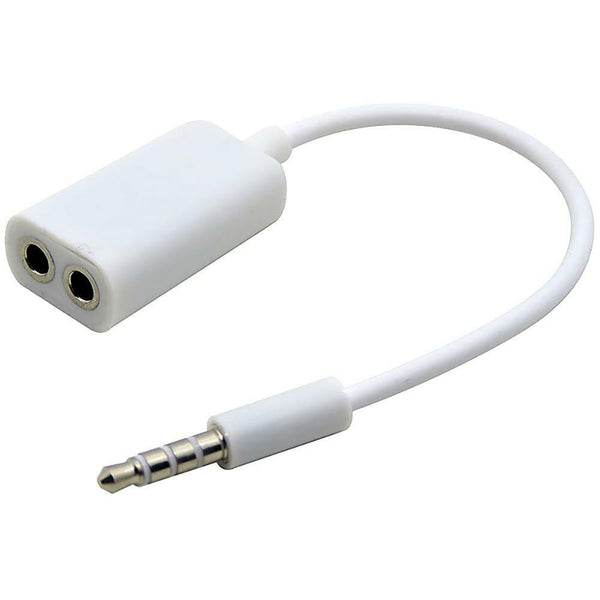 Couples 3.5mm Jack 1 Male to 2 Female Audio Headphone Earphone Splitter Line