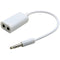 Couples 3.5mm Jack 1 Male to 2 Female Audio Headphone Earphone Splitter Line
