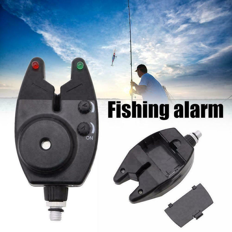 1 x Waterproof Fishing Bite Alarms with Volume+Tone Battery and Control K6Y4
