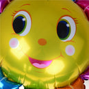 66*92cm Cute Sunflower Aluminum Foil Balloons Pillar DIY Party Decoration JCï¼D