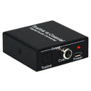 Digital 2-Way Audio Converter Spdif Toslink To Coaxial Audio Or Coaxial Aud
