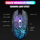 Professional Colorful Optical Gaming Mouse Mice 6 Buttons Game Pro Gamer For PC.