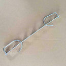 6pcs Stainless Iron Closet Hook Cloth Hanger Wardrobe Organizer Space Saver