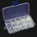 150pcs M2 M2.5 M3 M4 M5 White Nylon Hex Screw Bolt Nut Standoff Spacer Kit