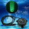 Aquarium Fish Tank Air Curtain Bubble Stone Disk with 7 Multi-color LED Light