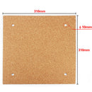 310x310x3mm Cork Sheets Heated Bed Hot Plate with Adhesive Tape Printing