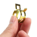 100x Spring Clip Set Water Pipe Fuel Hose Air Tube Clamp Fastener 6-22mm 10Sizes