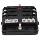 1 In 6 Out Auto Fuse Box Waterproof Blade Fuse Block Box for Car Suv Bus Sh A4Z5