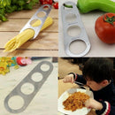 Stainless Steel Pasta Measuring Ruler Creative Noodle Tool Kitchen Macaroni T1K5
