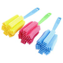 3Pcs Plastic Wine Glass Bottle Cup Sponge Brush Cleaning KitchenTools
