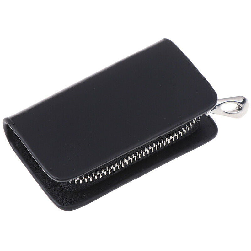 Realistic Leather Men's Car Key Bag Zipper Bag Storage Bag Car Key Bag WaJ Gw