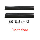 4X Car Universal Carbon Fiber Car Door Plate Sill Scuff Cover Anti Scratch