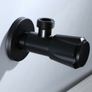 Black Paint Sink Valve Stainless Steel Valve Tap Hot And Cold Universal Wat