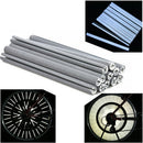 New 12pcs Bicycle Spoke Warning Reflective Tube Clip Bike Reflector Wheel Lamp