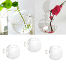 3x Glass Hanging Planters Hanging Air Plant Terrariums Decorative Hanging Plant