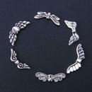 60pcs Butterfly Angel Wings DIY Decor Charm Jewelry Pendant Chain Necklace