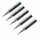 5 Pcs Lead  Soldering Iron R 0.2 Tips Head via ROHS for HAKKO 900m-T-I 936 937