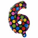 cartoon point number foil balloon for birthday Party Supplies Decoration ki B6Z8