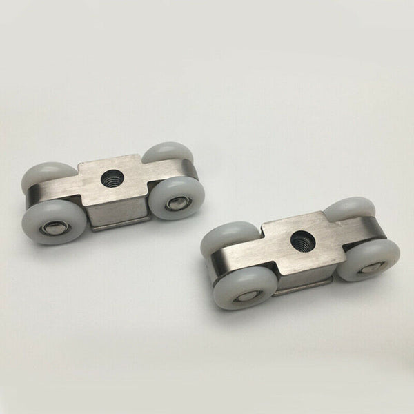Stainless Steel Sliding Door Roller Bear 50KG Home Room Wardrobe Wood Door  R4F4