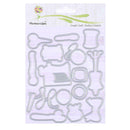 Sewing Cut Button Pin Coil Scrapbook Stamp DIY Cutting Die Stencil Craft