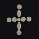9x White Shell Key Buttons Inlays for Alto Tenor Soprano Saxophone Accessory