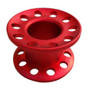 Pack 2 Blank Finger Reel Wreck Scuba Diving Snorkeling Tech Spool Blue + Red