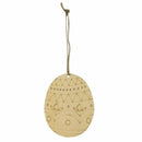 4 Pc Wooden Easter eggs Hanging Pendant Gift Shop Wall Door Decor Sign DIY