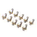 10 Pieces Of Jacks Female Plug 6.35mm 1/4 Inch Audio Connectors