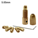 0.5-3mm Small Electric Copper Drill Bit Collet Micro Board Wood Twist Chu ZDZ