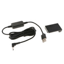 DR-E15 DC Coupler LP-E12 Dummy Battery + ACK-E15 USB Cable for Canon EOS 100D