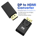 DisplayPort DP to HDMI Adapter 4K 2K 60Hz Video Audio Converter for HDTV PC U2U2