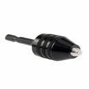 0.5-8mm 1/4" Keyless Drill Chuck Adapter Screwdriver Impact Driver Hex Shank JTY