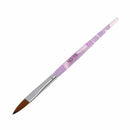 6 Different Size Acrylic Nail Art Brush(NO.2,4,6,8,10,12)Violet White
