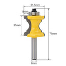 8mm Shank Bullnose Bead Column Face Molding Router Bit For Woodwork Tools