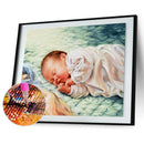 Kids 5D Diamond Painting Kit DIY Full Round Drill Embroidery for Home Decor A