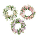 Artificial Wreath Garland Front Door Farmhouse Wall Decor Photo Props Purple