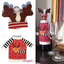 Wine Bottle Cover Xmas Santa Table Decor Christmas Bottle Cap Party Gift Hot